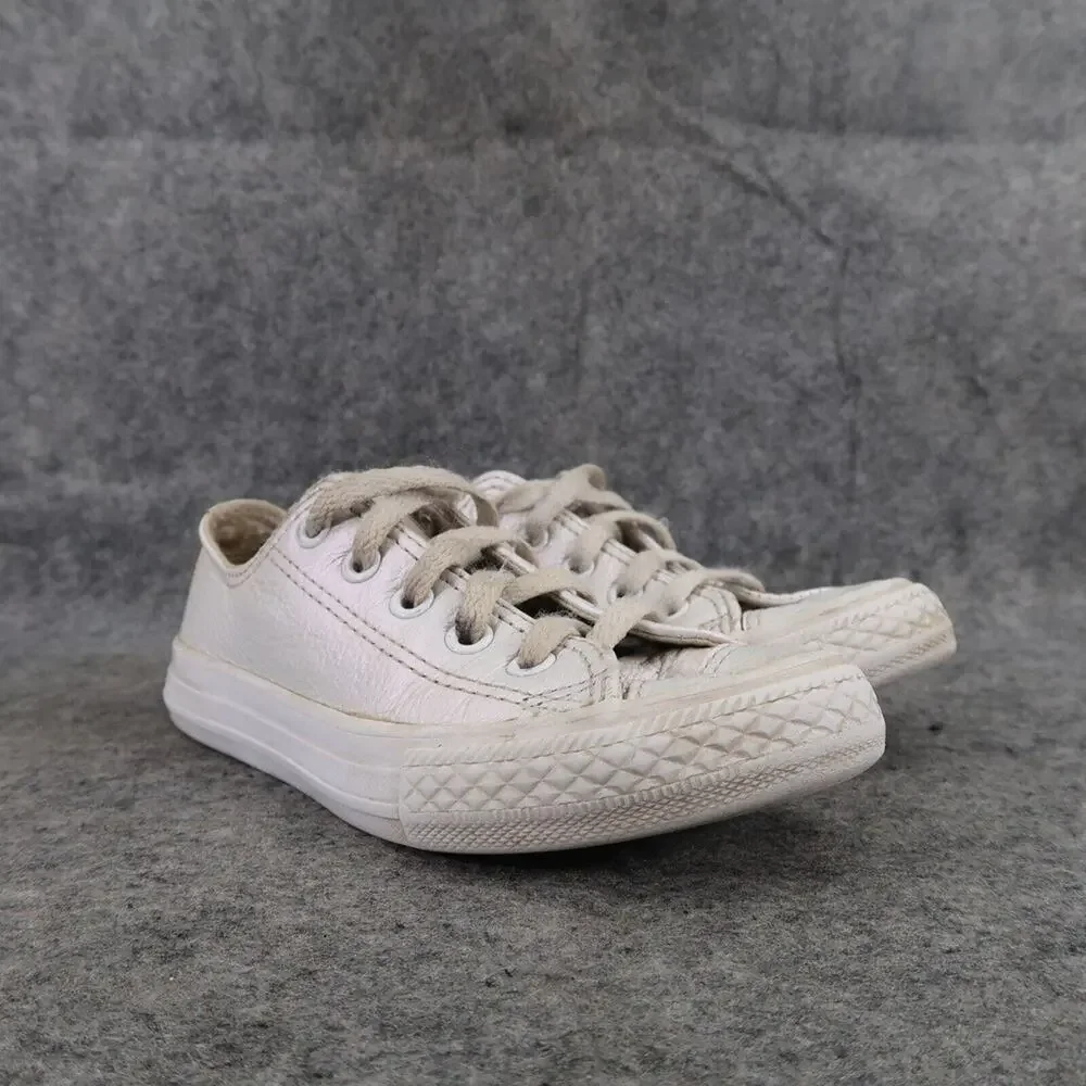 Converse Shoes Kids 12 Sneakers Chuck Taylor All Star Leather Youth Lace Up Low